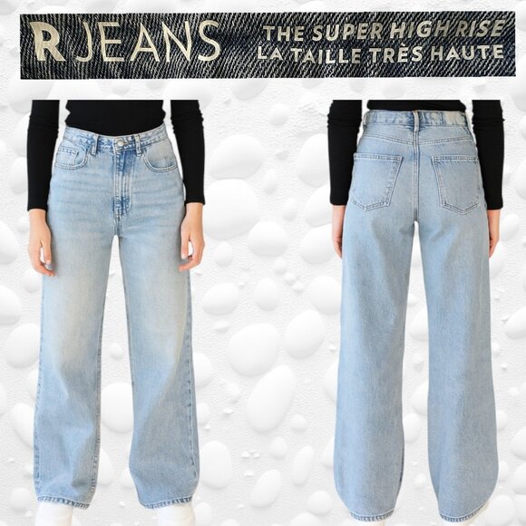 👖 RJ Jeans – Baggy Wide-Leg Denim (Tall Regular, 32" Waist) 👖NWT - Picture 1 of 3